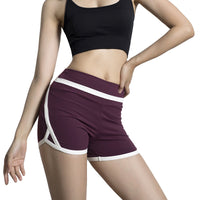 Women's Letter Printed Sports Shorts Anti-exposure