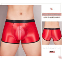 Men's Ultra-thin Elastic Silky Sports Boxer Briefs