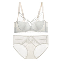 Women's Crystal Glasses Silk Thousand-hole Thin Cup Bra