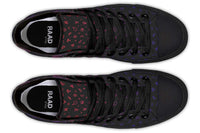 Printed Couple High Top Canvas Shoes