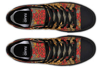 Printed Couple High Top Canvas Shoes