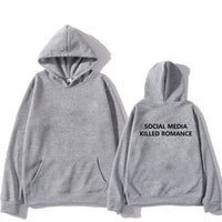 Spring Letter Pattern Printed Hoodie Long Sleeve Casual Coat Top