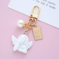 Headset Pendant Retro Baroque Angel Keychain