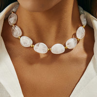 Ethnic Patchwork Style Irregular Multicolored Chain