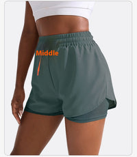 Anti-exposure Drawstring Three-point Fitness Sports Pants