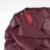 Stylish And Chic Leather Jacket For Women