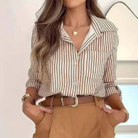 Long Sleeve Shirt Mid-length Women's Temperament Commute