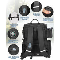 Large-Capacity Waterproof Oxford Cloth Fishing Backpack