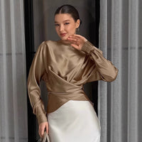 Women's Round Neck Top Simple Graceful