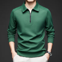 New Men's Sweater Lapel Long Sleeve