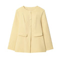 Women's Breasted Round Neck Suit Jacket