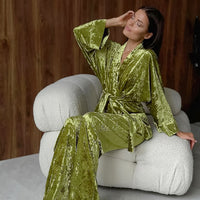 Cozy And Warm BRICS Fleece Womens Pajama Set