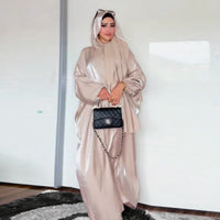 Middle East Dubai Muslim Robe Women's Clothing With Headscarf