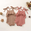 Baby Sling Plush Lace Romper