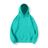 Solid Color Hoodie Men's Basic Style Plus Size Long-sleeved Hooded Sweater