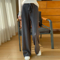 Elegant High-waisted Casual Straight-leg Pants For Women