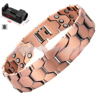 Fashionable And Minimalist Pure Copper Bracelet With A Football Design