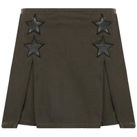 Niche High Waist Slimming A- Line Pleated Short Skirt For Women