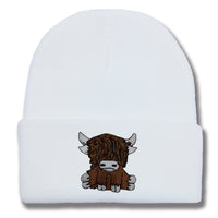 Cartoon Long Hair Yak Knitted Hat Autumn And Winter Warm Wool