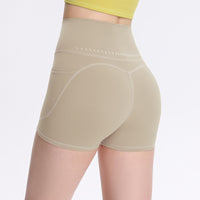 Cloud-feel High-waist Butt-lifting Thin Elastic Three-quarter-length Pants