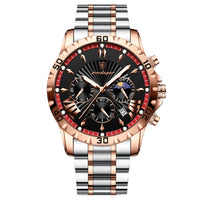Waterproof Multifunction Sporty Mens Watch