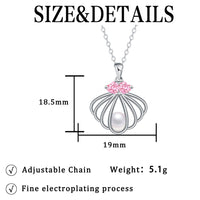 Mermaid Princess Shell Necklace For Women
