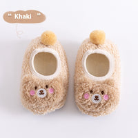 Thickening Fleece-lined Baby Low-top Ankle Non-slip Floor Socks