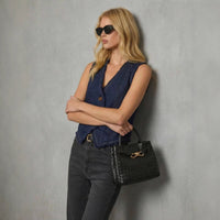 Personalized Chic Girl Womens Sleeveless V Neck Top Denim Vest