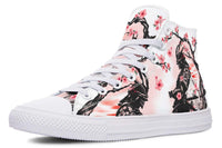Fashion Printed Couple High Top Canvas Shoes