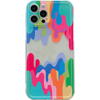 Art Painted Mobile Phone Case Silicone Transparent