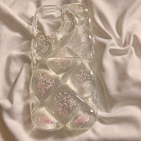 Advanced Rhombic Gold Foil Glitter Mobile Phone Case