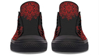 Fashion Printed Couple High Top Canvas Shoes