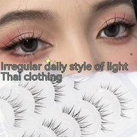 Little Devil Mixed Blood Feeling Eyelash One Piece Thin Sheer Root