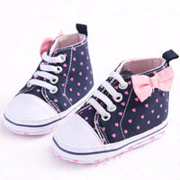 Baby Girls' High-top Soft-soled Toddler Shoes