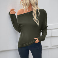 Thin Long Sleeve Pullover T-shirt