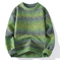 Men's Gradient-Color Loose-fit Knitted Sweater