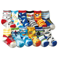 Printed 5-7 Years Old Cartoon Children's Socks Non-slip
