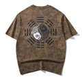 Koi Top Chinese Trendy Embroidered Short Sleeve