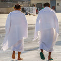 Spot Worship Scarf Pilgrimage Suit Middle East Arab Men's Solid Color Two-piece Set