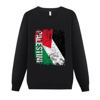Men's Round Neck Printed Sweater With Theme
