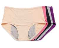 Large Size Breathable Front And Rear Leak-Proof Mid-High Waist Underwear