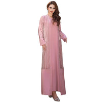 Cherry Blossom Yarn Two-Piece Cardigan Dress
