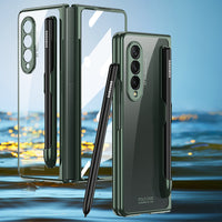 Mobile Phone Case Folding All-inclusive Electroplating Transparent Anti-drop