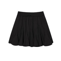 Patchwork Irregular Pleated Skirt