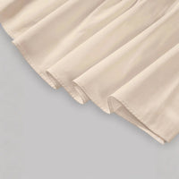 Stylish Womens Solid-color High-waisted Skirt