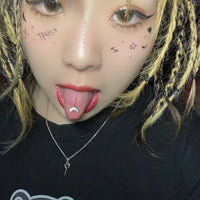 Luna Advanced Titanium Steel Hypoallergenic Short Rod Replacement Nail Tongue Ring