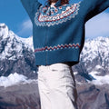 Women's Thick Retro College Style Knitted Sweater