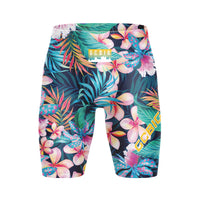 Men's Swim Boxer Briefs Quick-Drying Tight-Fitting Beach Shorts