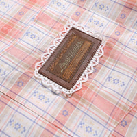 Short Sleeve Plaid Shirt Men And Women