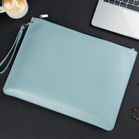 Sleek, High-capacity, Waterproof Leather Organizer For Contracts And Documents